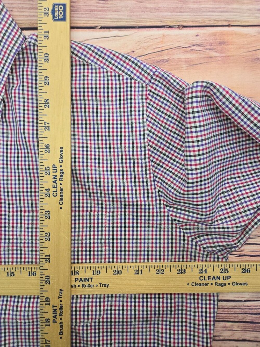 Peter Millar Mens Check Long Sleeve Shirt Large - Picture 6 of 6